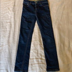 Girls Boden Size 9 dark wash skinny jeans